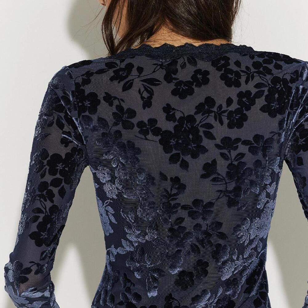 Free People Intimately Velvet Indigo Loved You First Crop Top - Size - XS - Picture 4 of 11